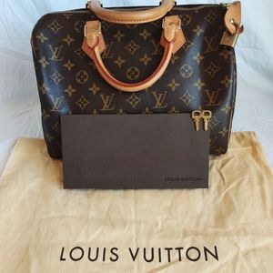 Authentic Louis Vuitton Speedy 30 Purse
